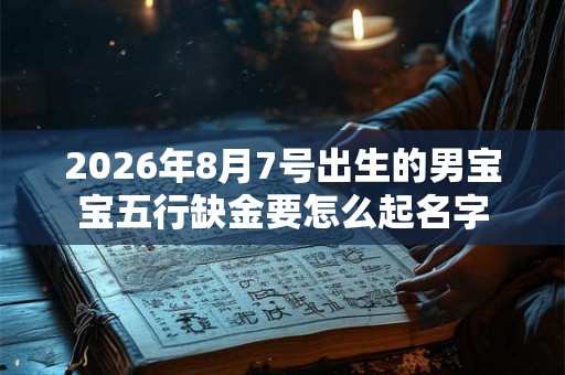 2026年8月7号出生的男宝宝五行缺金要怎么起名字