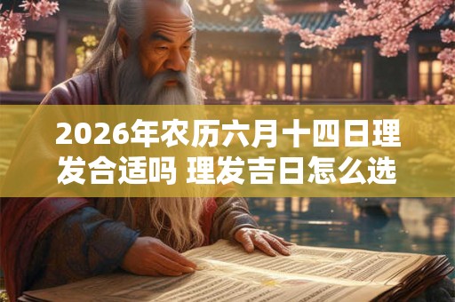 2026年农历六月十四日理发合适吗 理发吉日怎么选