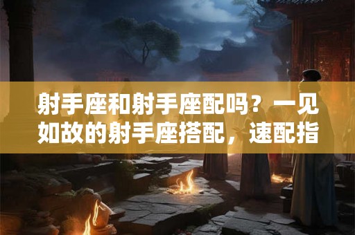 射手座和射手座配吗？一见如故的射手座搭配，速配指数8.0！