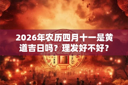 2026年农历四月十一是黄道吉日吗？理发好不好？