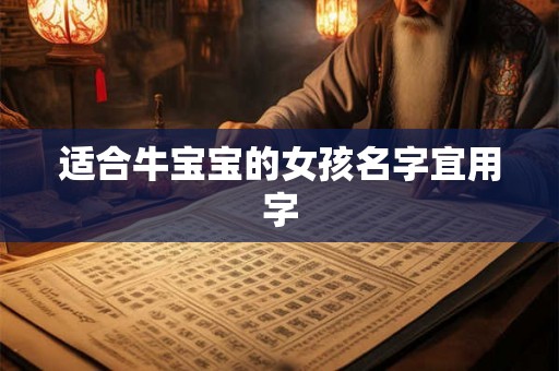 适合牛宝宝的女孩名字宜用字