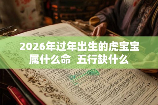 2026年过年出生的虎宝宝属什么命  五行缺什么