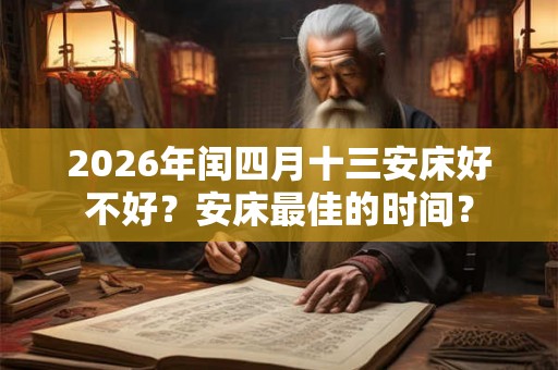 2026年闰四月十三安床好不好？安床最佳的时间？