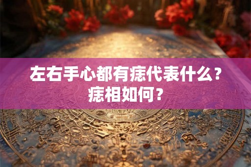左右手心都有痣代表什么？痣相如何？