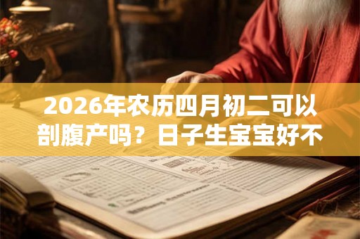2026年农历四月初二可以剖腹产吗？日子生宝宝好不好？