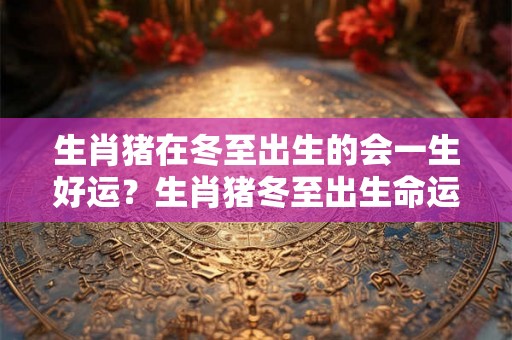生肖猪在冬至出生的会一生好运？生肖猪冬至出生命运分析