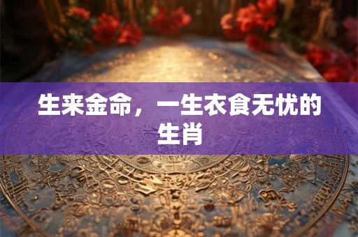 生来金命,一生衣食无忧的生肖 生来金命,一生衣食无忧的生肖