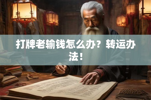 打牌老输钱怎么办？转运办法！
