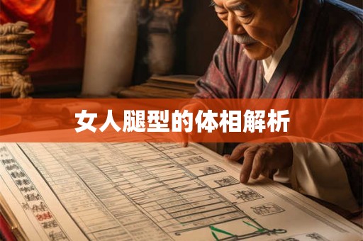 女人腿型的体相解析