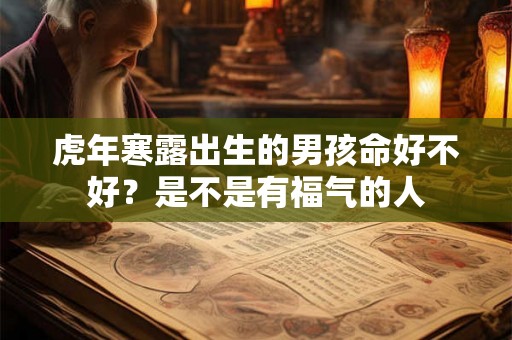 虎年寒露出生的男孩命好不好？是不是有福气的人
