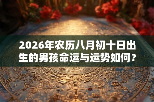 2026年农历八月初十日出生的男孩命运与运势如何? 2026年农历八月初十日出生的男孩命运与运势如何?