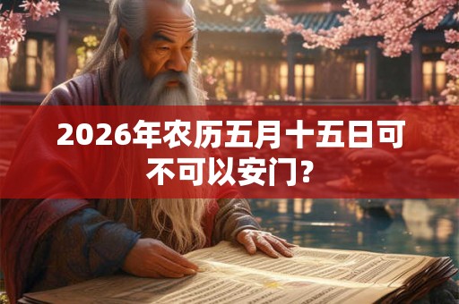2026年农历五月十五日可不可以安门？