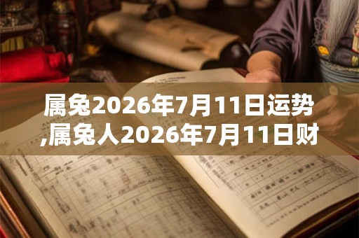 属兔2026年7月11日运势,属兔人2026年7月11日财运,生肖兔2026年7月11日运势