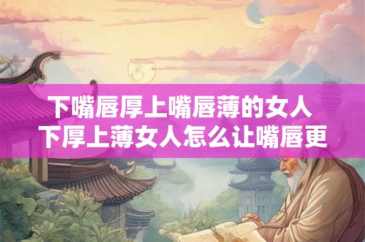 下嘴唇厚上嘴唇薄的女人 下厚上薄女人怎么让嘴唇更匀称