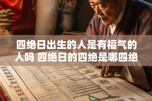 四绝日出生的人是有福气的人吗 四绝日的四绝是哪四绝