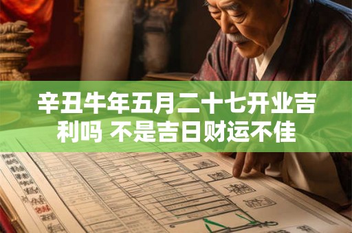辛丑牛年五月二十七开业吉利吗 不是吉日财运不佳 辛丑牛年五月二十七开业吉利吗 不是吉日财运不佳