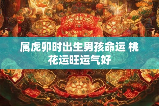 属虎卯时出生男孩命运 桃花运旺运气好 属虎卯时出生男孩命运 桃花运旺运气好