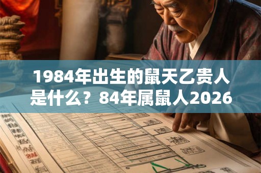 1984年出生的鼠天乙贵人是什么？84年属鼠人2026年运势好吗？