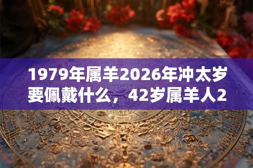 1979年属羊2026年冲太岁要佩戴什么，42岁属羊人2026年犯太岁命运如何