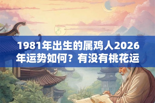 1981年出生的属鸡人2026年运势如何？有没有桃花运？