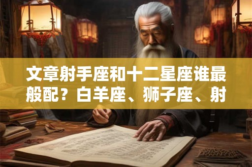 文章射手座和十二星座谁最般配?白羊座、狮子座、射手座和天秤座是射手座最配对的星座 文章射手座和十二星座谁最般配?白羊座、狮子座、射手座和天秤座是射手座最配对的星座