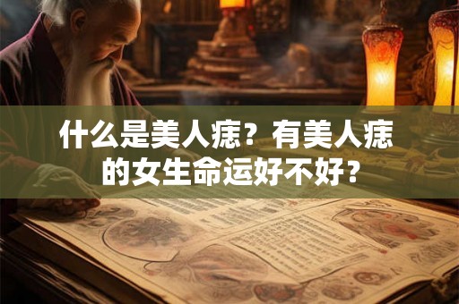 什么是美人痣？有美人痣 的女生命运好不好？