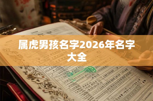 属虎男孩名字2026年名字大全 属虎男孩名字2026年名字大全