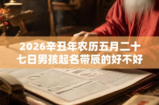 2026辛丑年农历五月二十七日男孩起名带辰的好不好? 2026辛丑年农历五月二十七日男孩起名带辰的好不好?
