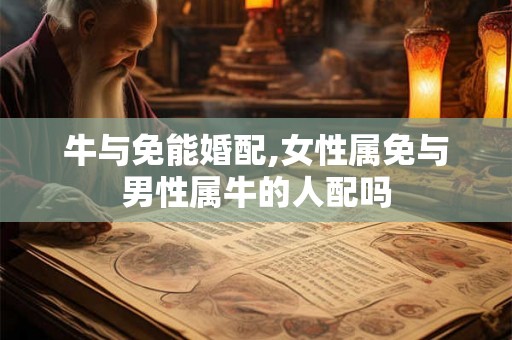 牛与免能婚配,女性属免与男性属牛的人配吗