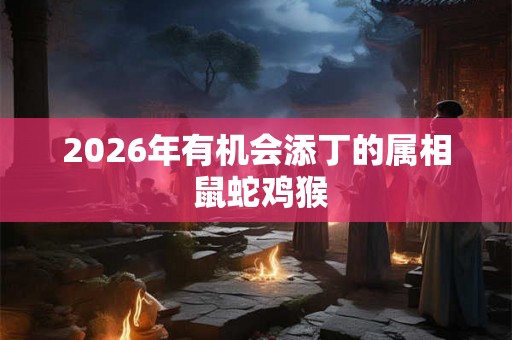 2026年有机会添丁的属相 鼠蛇鸡猴