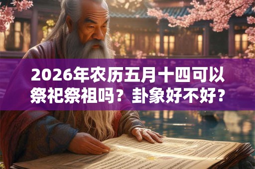 2026年农历五月十四可以祭祀祭祖吗？卦象好不好？