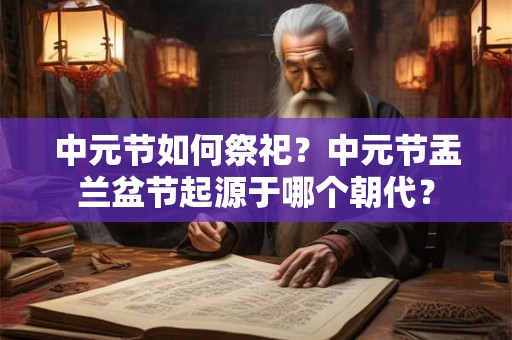 中元节如何祭祀?中元节盂兰盆节起源于哪个朝代? 中元节如何祭祀?中元节盂兰盆节起源于哪个朝代?