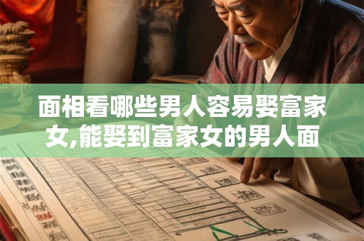 面相看哪些男人容易娶富家女,能娶到富家女的男人面相