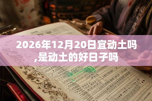 2026年12月20日宜动土吗,是动土的好日子吗