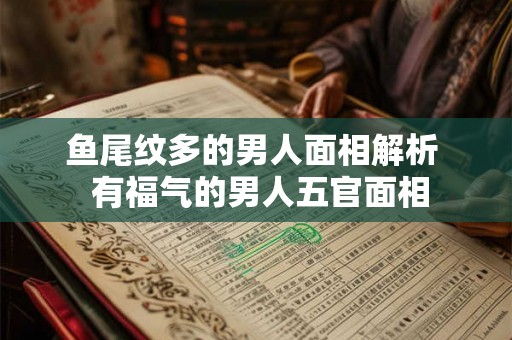 鱼尾纹多的男人面相解析  有福气的男人五官面相