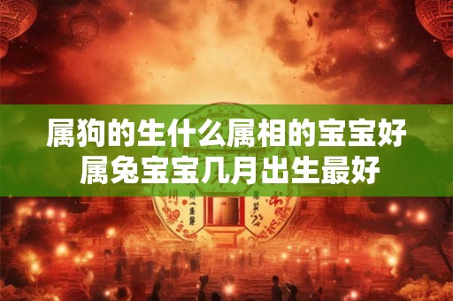 属狗的生什么属相的宝宝好 属兔宝宝几月出生最好