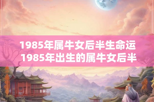 1985年属牛女后半生命运 1985年出生的属牛女后半生命运如何