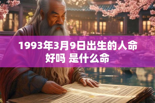 1993年3月9日出生的人命好吗 是什么命