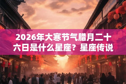 2026年大寒节气腊月二十六日是什么星座？星座传说是什么？