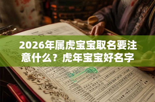2026年属虎宝宝取名要注意什么？虎年宝宝好名字