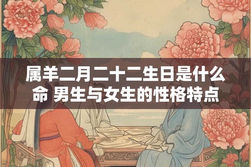 属羊二月二十二生日是什么命 男生与女生的性格特点