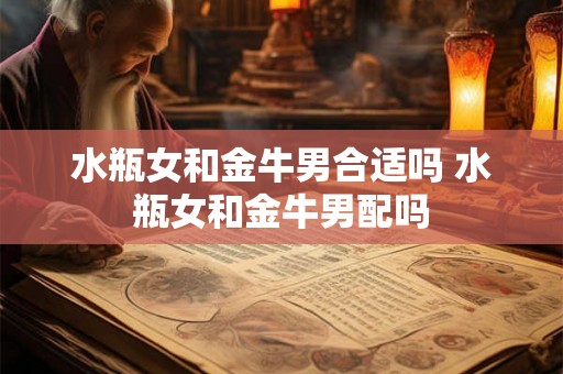 水瓶女和金牛男合适吗 水瓶女和金牛男配吗