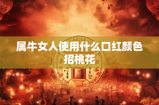 属牛女人使用什么口红颜色招桃花