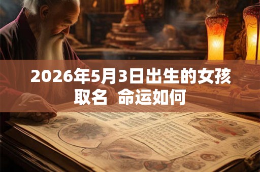 2026年5月3日出生的女孩取名  命运如何
