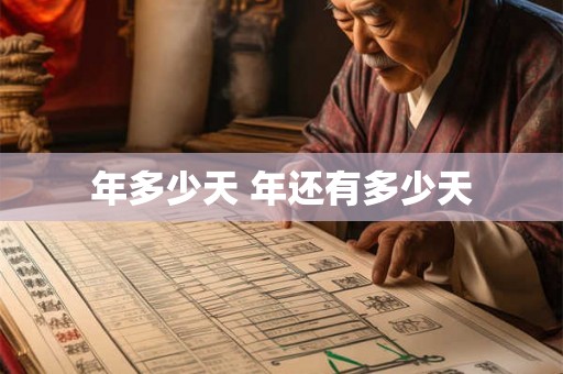 年多少天 年还有多少天