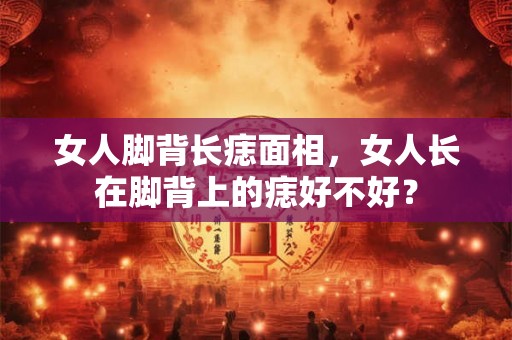 女人脚背长痣面相，女人长在脚背上的痣好不好？