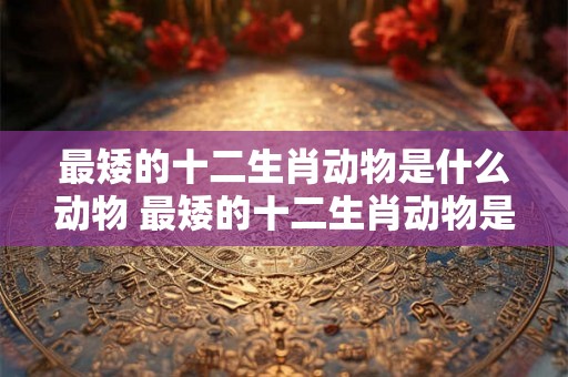 最矮的十二生肖动物是什么动物 最矮的十二生肖动物是什么动物呢
