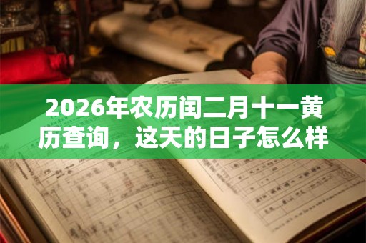 2026年农历闰二月十一黄历查询,这天的日子怎么样? 2026年农历闰二月十一黄历查询,这天的日子怎么样?