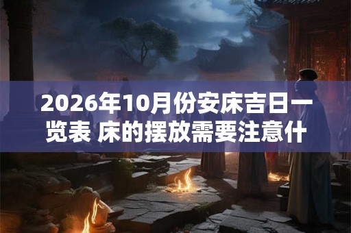 2026年10月份安床吉日一览表 床的摆放需要注意什么
