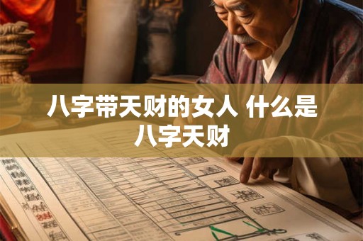 八字带天财的女人 什么是八字天财 八字带天财的女人 什么是八字天财